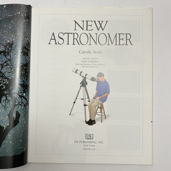 New Astronomer Practical Guide By Carole Stott Hardcover Vintage 1999 - Picture 3 of 13